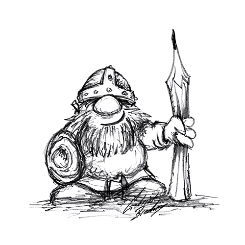creative viking drawing