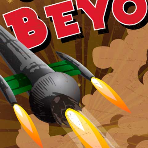 Future Beyond The Stars - Vector Art