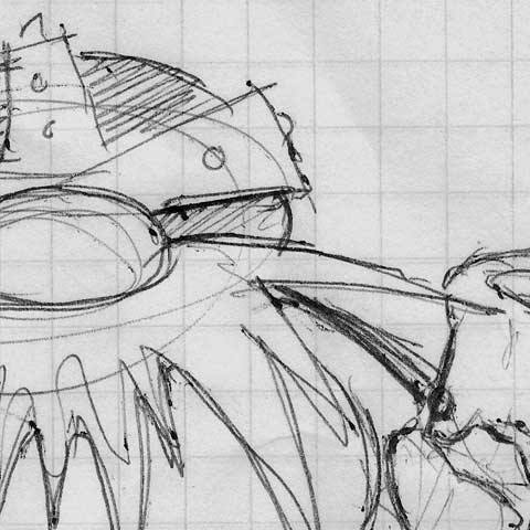 The Mead VIking - Scan Drawing