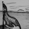 Hand sketch - Grunge plains of a fallout world